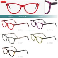 Plastic frames for glasses, acetate material Big City 1197G18