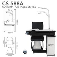 Ophthalmologist workstation, combined table + chair CS-588A, tabletop 980*490 mm