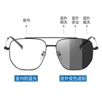 Photochromic glasses with blue light and UV protection 9655-GT