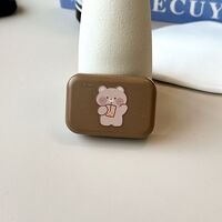 Мини-набор для мягких контактных линз  A118-17奶茶爱心熊头