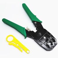 Набор из 140 предметов с кусачками для зачистки проводов и сетевым тестером