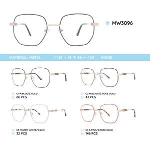 Metal women's frame for glasses MW3096