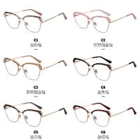 Combined frame (metal + TR90) or glasses with blue light protection, with spring hinges FA87276