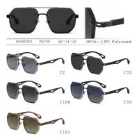 Polarized metal sunglasses for men Romonis PS2101-R