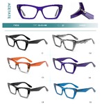 Acetate plastic frames for glasses Big City F3052