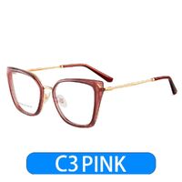 Combined frame (metal + TR90) or glasses with blue light protection, with spring hinges FA87006