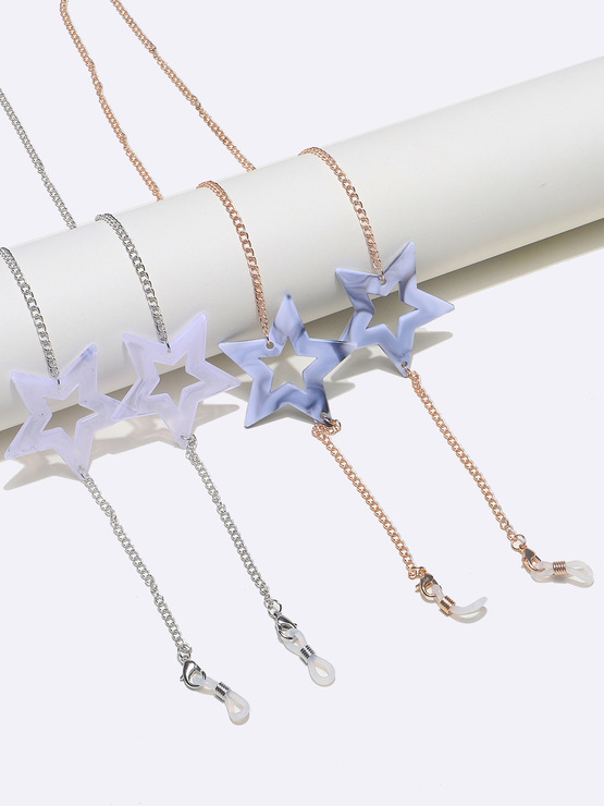 Набор из двух золотых цепочек для очков GM149