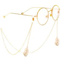 Metal non-slip chain, with pendant mask, for glasses and masks GL310