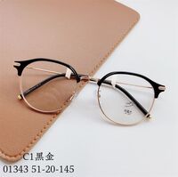 Hybrid frame, metal + TR90, with Blue Block coating SANTA 01343