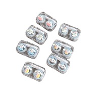 Мини-набор для мягких контактных линз W806透明蓝圈狗