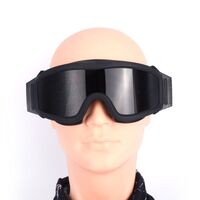 Очки защитные противоударные тактические +3 насадки 战术-E3片装套装