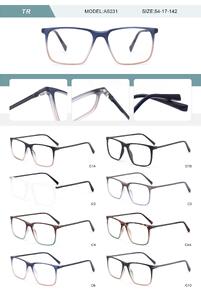 Plastic TR90 frame for men with spring hinges A5031-DA