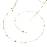 Металлическая цепочка для очков с аксессуарами 