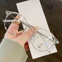 Очки гибридные с шарнирной резьбой, металл + TR90, с защитой от синего света Blue Block FENQI F1343