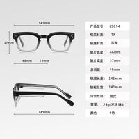 Plastic TR90 frame for glasses with UV protection More LS104