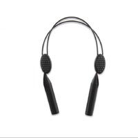 Шнурок-фиксатор и стопперы для очков силиконовые, размеры 25-40 см