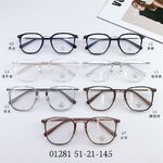 Hybrid frame, metal + TR90, with Blue Block coating SANTA 01281