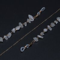 Fashion glasses chain natural stone transparent color GL1209
