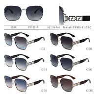 Polarized metal + TR90 sunglasses Leke PS33118