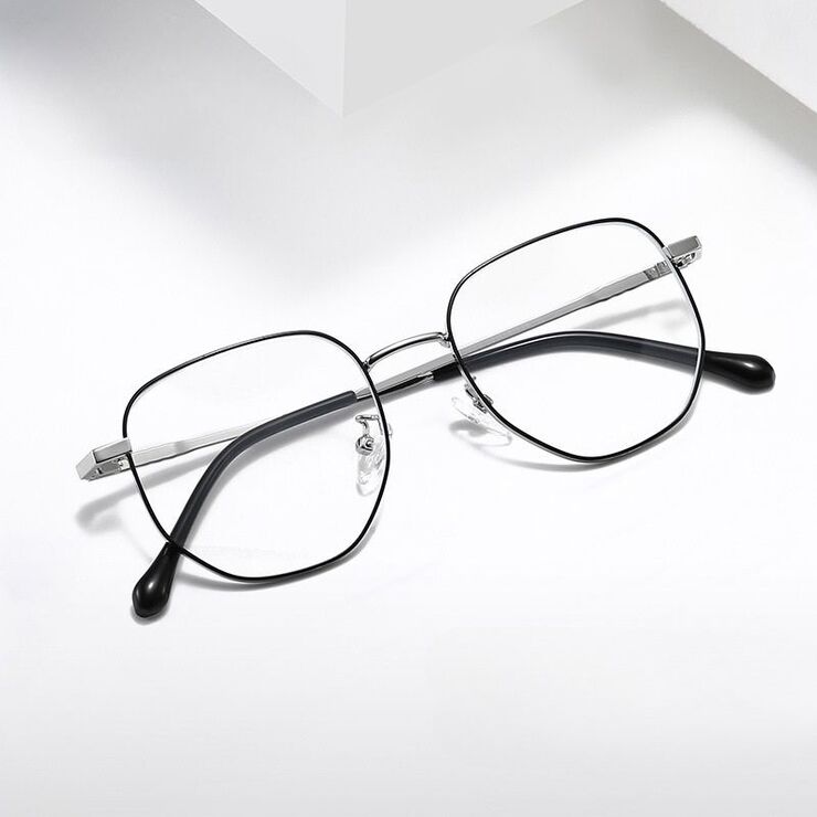 Очки металлические с защитой от синего света 9676-2-GT