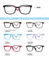 TR90 plastic eyeglasses frame for kids 9036
