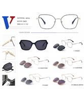 Metal frame + polarizing sun protection clip-on 5605-DA