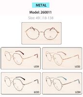 Metal eyeglasses frame for men 260011 (item in stock)
