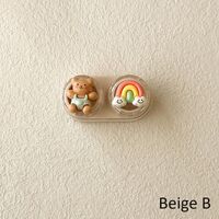 Мини-набор для мягких контактных линз выдвижной W-CT44咖色米色熊