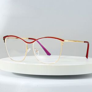 Metal glasses with blue light and UV protection 9717-GT