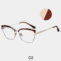 Combined frame (metal + TR90) or glasses with blue light protection, with spring hinges FA87275