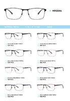 Металлическая оправа с дужками из материала TR-90 MR0046