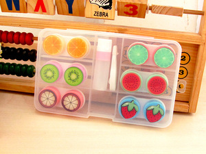 Mini set with contact lens cases ZZXuanfu6, 6pcs