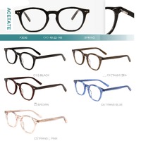 Acetate plastic frames for glasses with spring hinges Big City F3030