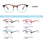 Acetate plastic frames for kids, with spring higes WK3039