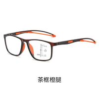 TR90 glasses for reading, multifocal, with Blue ray cut protection, diopters from 0.00 to +4.00, RMC=62-64, KY1118D多焦点