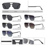 Polarized metal sunglasses with nylon lenses for men Romonis R8967-R