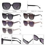 Polarized TR90+CP plastic sunglasses with spring hinges Rianova R7048