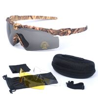 Очки защитные противоударные тактические +3 насадки 战术迷彩套装3.0