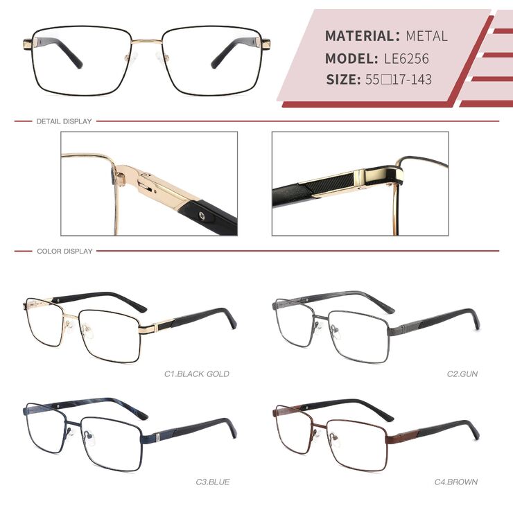 Оправа металлическая LE6256-DA