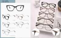 Plastic acetate frame for women, with spring hinges Big City MS8399