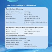 Liquid crystal visual table COT-VisualTable