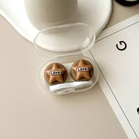 Мини-набор для мягких контактных линз PP-X58熊兔头五角爱心