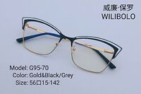 Оправа металлическая ультратонкая Wilibolo G95-70