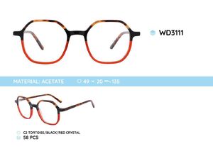 Plastic frames for glasses acetate material WD3111