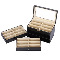 Планшет для демонстрации оправ и очков настольный на 18 мест с 2 выдвижными ящиками