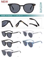 Polarized acetate plastic sunglasses with spring hinges RY89608S