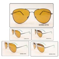 Metal polarized sunglasses PaulRolf 820086