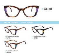 Plastic acetate eyeglasses frame for women WD4230
