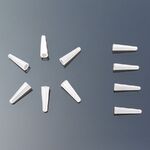 Насадки на пинцеты, прозрачный цвет T-1, заказ от 500 штук