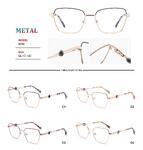 Metal frames for glasses with spring hinges Big City RD9030